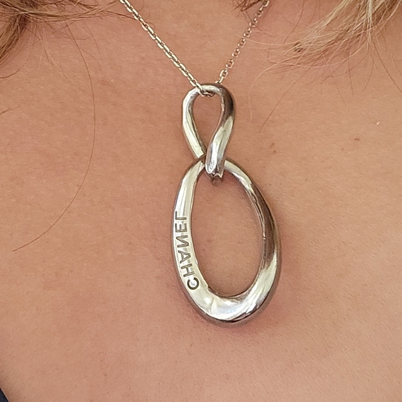 CHANEL Sterling silver necklace - Picture 3 of 4